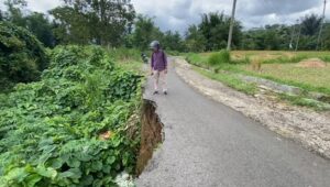 Jalan Longsor di Karang Endah Akan Diperbaiki Tahun 2025