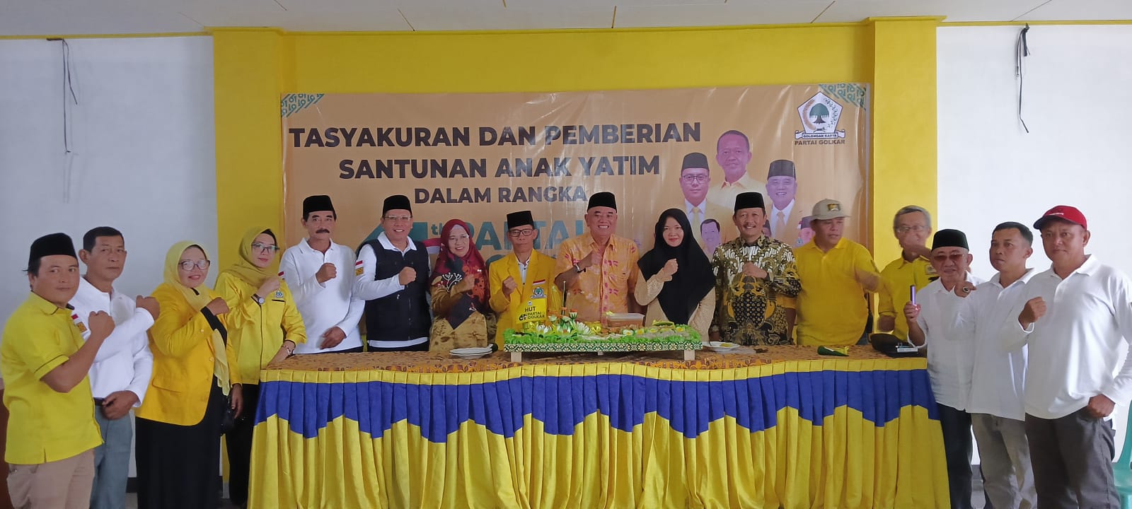 Syukuran Hut ke-61 Golkar Kabupaten Kepahiang