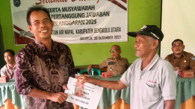 12 KPM Terima BLT Dana Desa, Ini Harapan Kades Selubuk