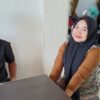 Kades Permu Eli Hariani bersama perangkat saat memberikan penjelasan pendaftaran calon anggota BPD sudah dibuka