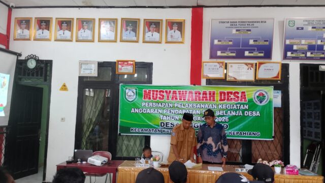 Hadapi Pemotongan Anggaran 60 Persen, Pemdes Tugu Rejo Gelar Musdes APBDes 2026