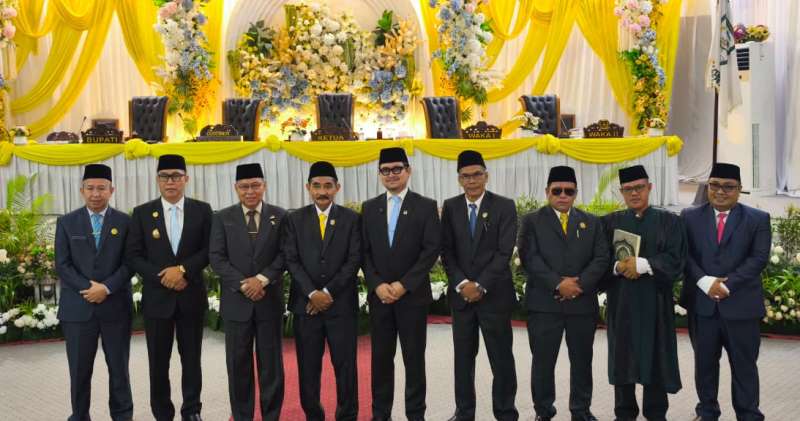 Ahmad Nedi Dilantik Sebagai Anggota DPRD Kepahiang, Ketua DPRD Pimpin Paripurna 5 PAW 2