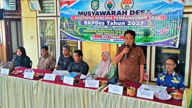 Desa Temdak Gelar Musdes RKPDes 2027, Tetapkan Arah Pembangunan Serta Perubahan APBDes 2026